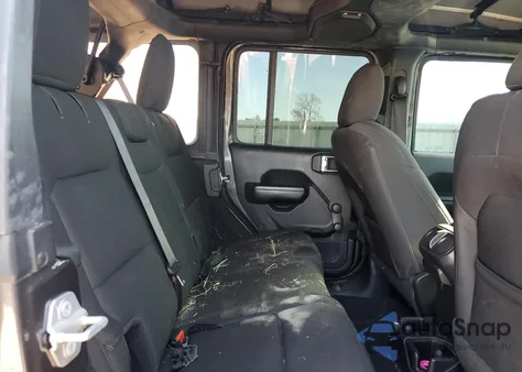 2019 Jeep Wrangler Unlimited Sport из США, поврежденный, VIN 1C4HJXDG3KW684266